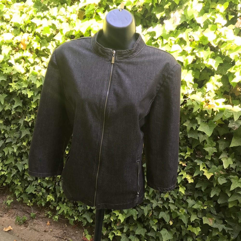 Briggs New York Denim Moto Jacket